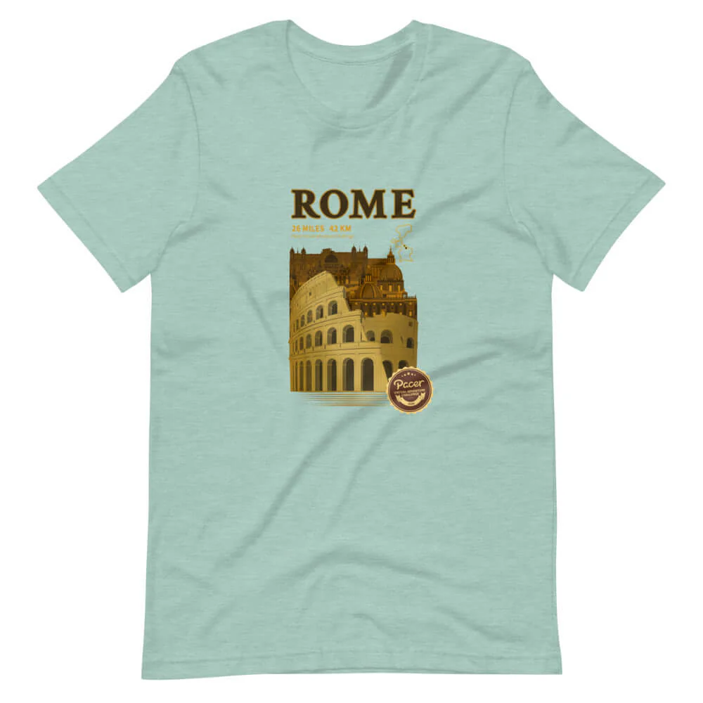 Rome Virtual Challenge Unisex T-Shirt - Image 3